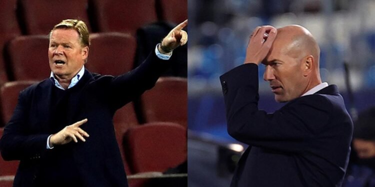 REAL MADRID VS. BARCELONA – ZIDANE VS. KOEMAN