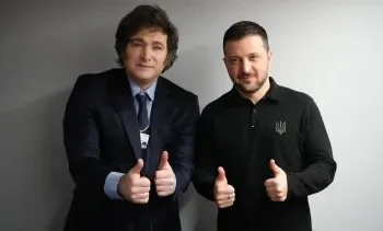 Javier Milei se reunió con Volodimir Zelensky en la previa del Foro de Davos