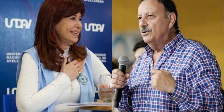 Cristina y Quintela: Señal de unidad peronista.