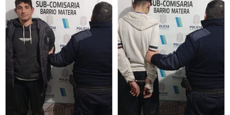 Comando de patrullas detuvo a dos motochorros con armas y drogas