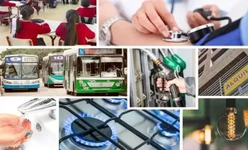 Subas en octubre: Transporte, alquileres y servicios.