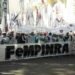 Reclamo gremial por DD.HH.: movilización contra la gestión de Milei.