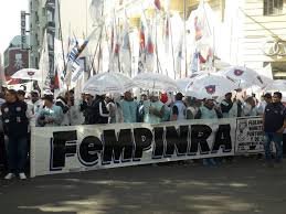 Reclamo gremial por DD.HH.: movilización contra la gestión de Milei.