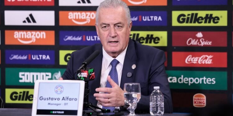 Gustavo Alfaro anunció la lista de 26 convocados de Paraguay para el Mundial 2026