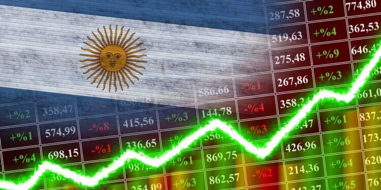 Estabilidad en el riesgo país y variaciones en acciones argentinas en Wall Street