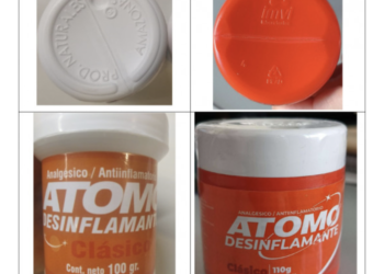 ANMAT prohíbe dos lotes de Átomo Desinflamante tras un robo