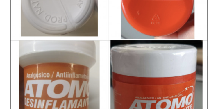 ANMAT prohíbe dos lotes de Átomo Desinflamante tras un robo