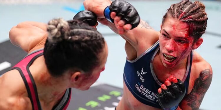 Sofía Montenegro muestra el estado de su rostro tras su debut en UFC