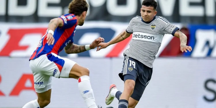 Boca triunfó ante San Lorenzo en un diluvio, extendiendo su buena racha con un doblete uruguayo