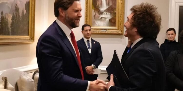 El vicepresidente de EE. UU., JD Vance, visitará Argentina en noviembre